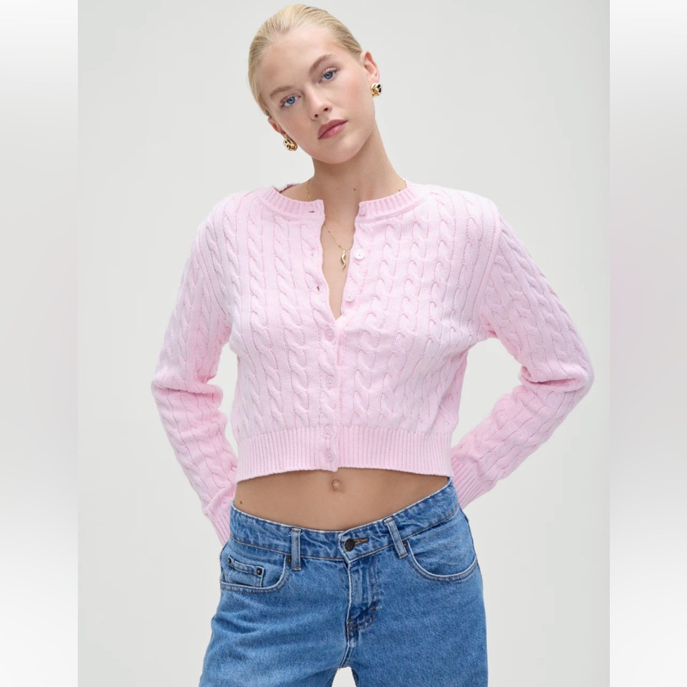 Dudley Cable Knit Cardigan - XL